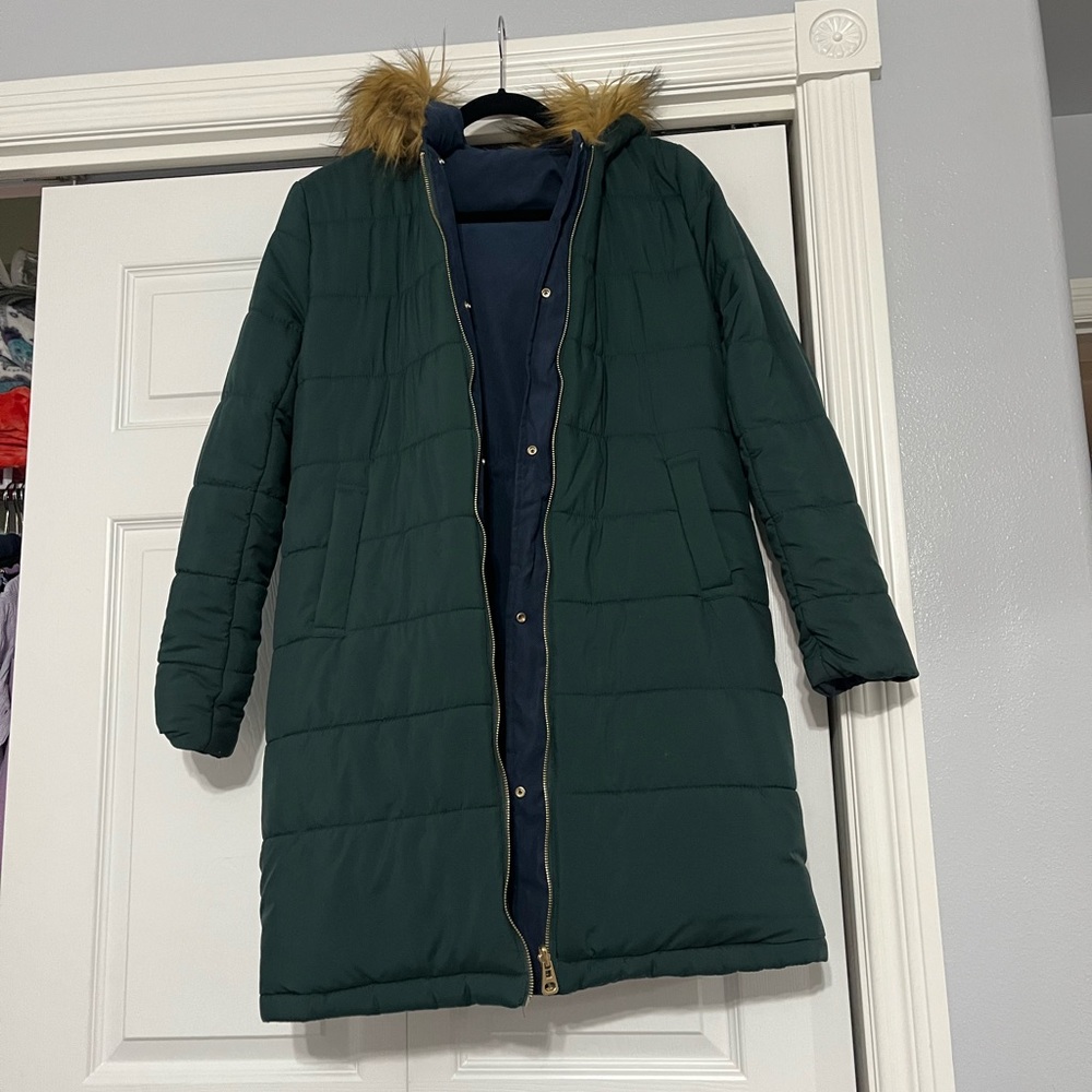 Reversible puffer coat - Picture 3 of 4